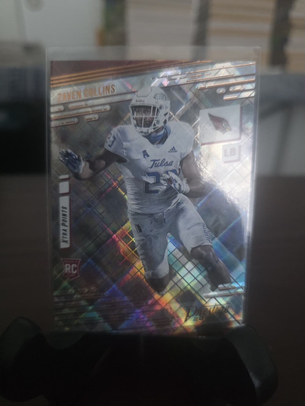 Zaven Collins Rookie (2) Cards, Panini Holographic Football Trading Card —